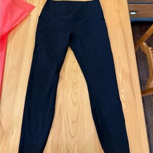 Black High-Waisted Fabletics PureLuxe Leggings. Medium.